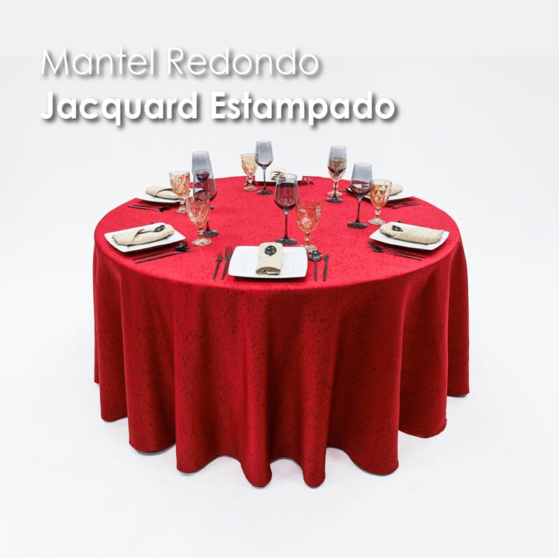 Mantel Yackard Redondo YE-281 AFRICA ROJO
