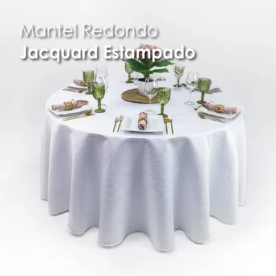 Mantel Yackard Redondo YE-283 ** SOBRE PEDIDO **: imagen 3