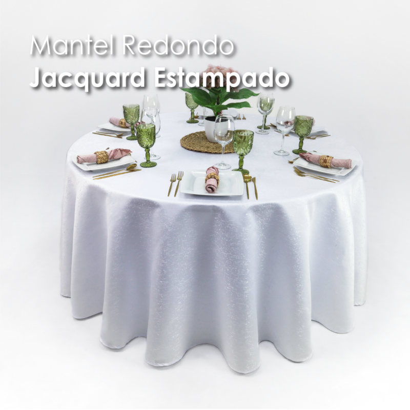 Mantel Yackard Redondo YE-283 ** SOBRE PEDIDO **