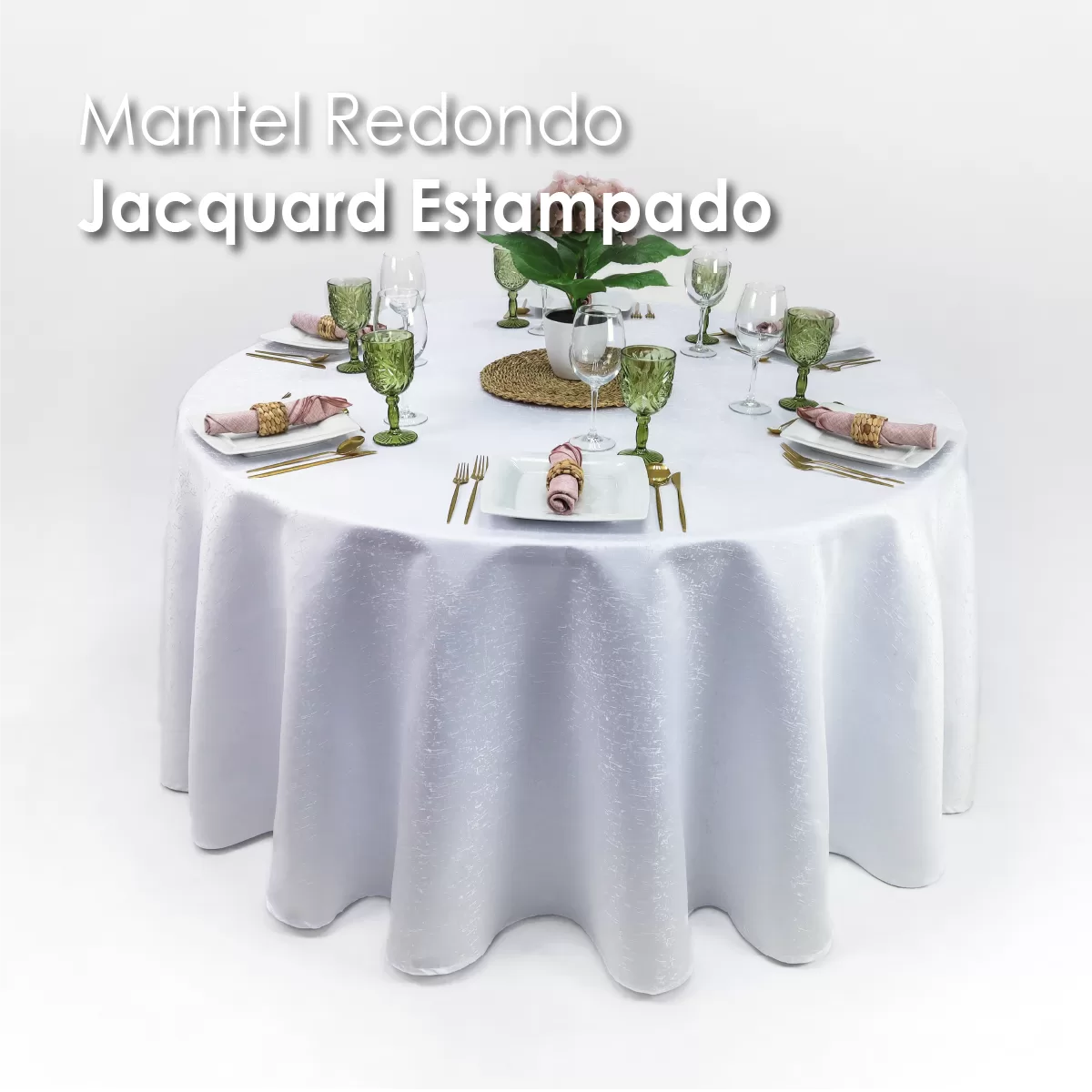 Mantel Yackard Redondo YE-283 ** SOBRE PEDIDO **: imagen 3