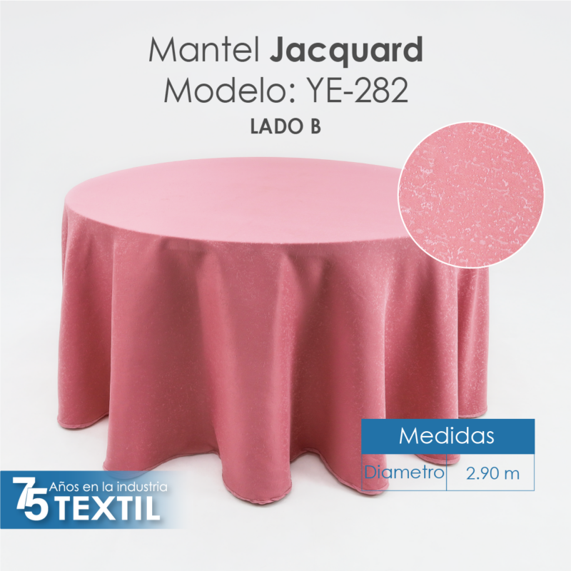 Mantel Yackard Redondo YE-282 ** SOBRE PEDIDO **