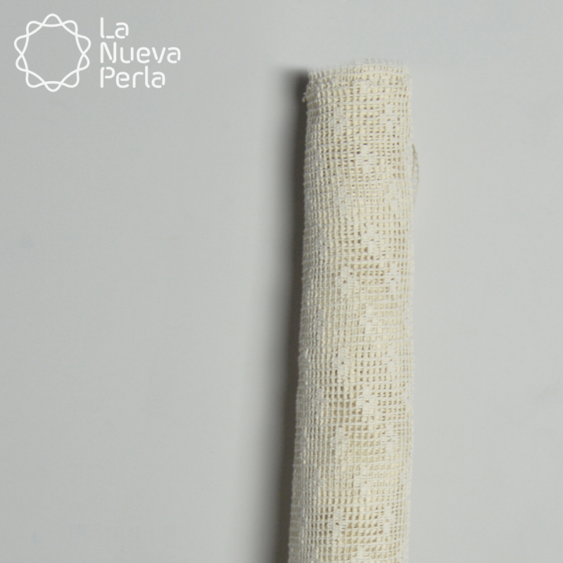 Manta Labrada Flor Chica 1.50 M ancho 100% algodón 250 g x m2