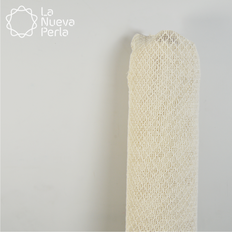 Manta Labrada Rombos 1.50 M ancho 100% algodón 333 g x m2