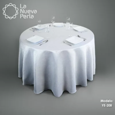 Mantel Yackard Redondo YE-208 AFRICA PLATA