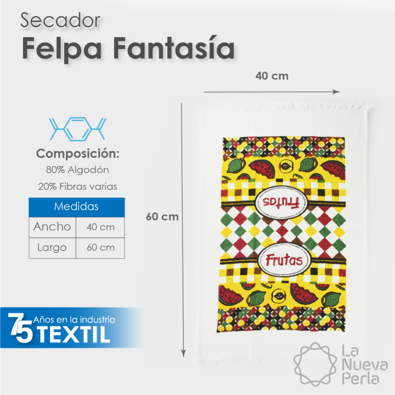 Secador Felpa 40X60 Fantasía