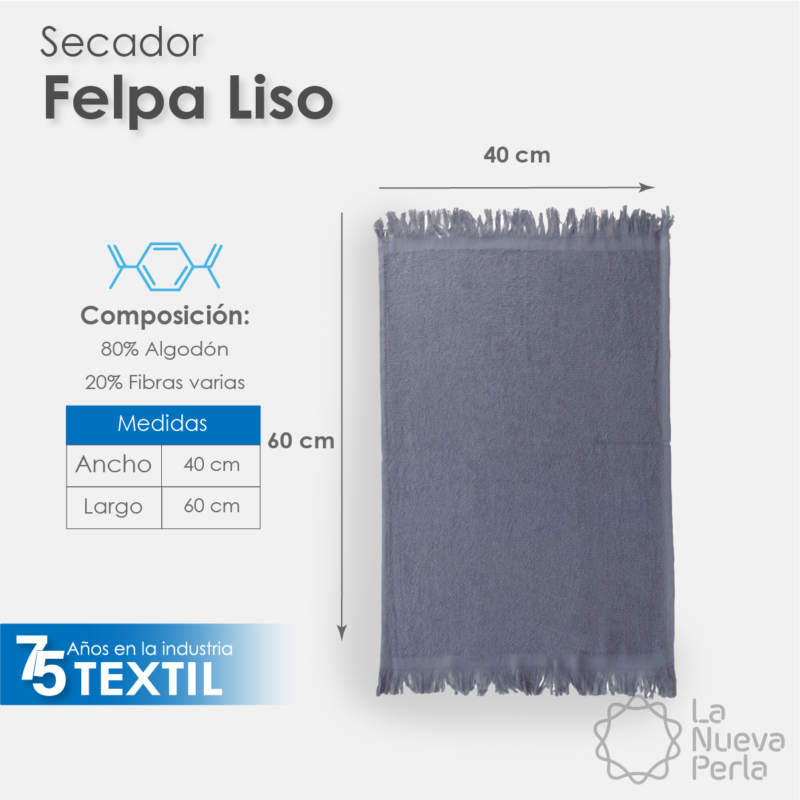 Secador Felpa 40X60 Liso