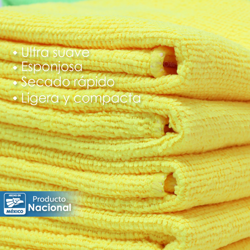 Secador Microfibra 40X40 Color Amarillo