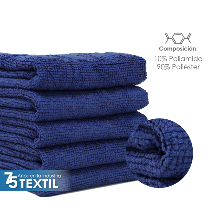 Secador Microfibra 40X40 Color Azul Marino