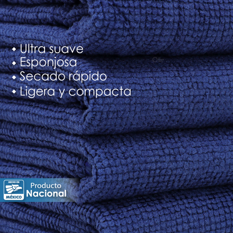 Secador Microfibra 40X40 Color Azul Marino