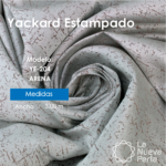 Tela Yackard (Jacquard) 3.00 m Ancho - YE-204 AFRICA ARENA