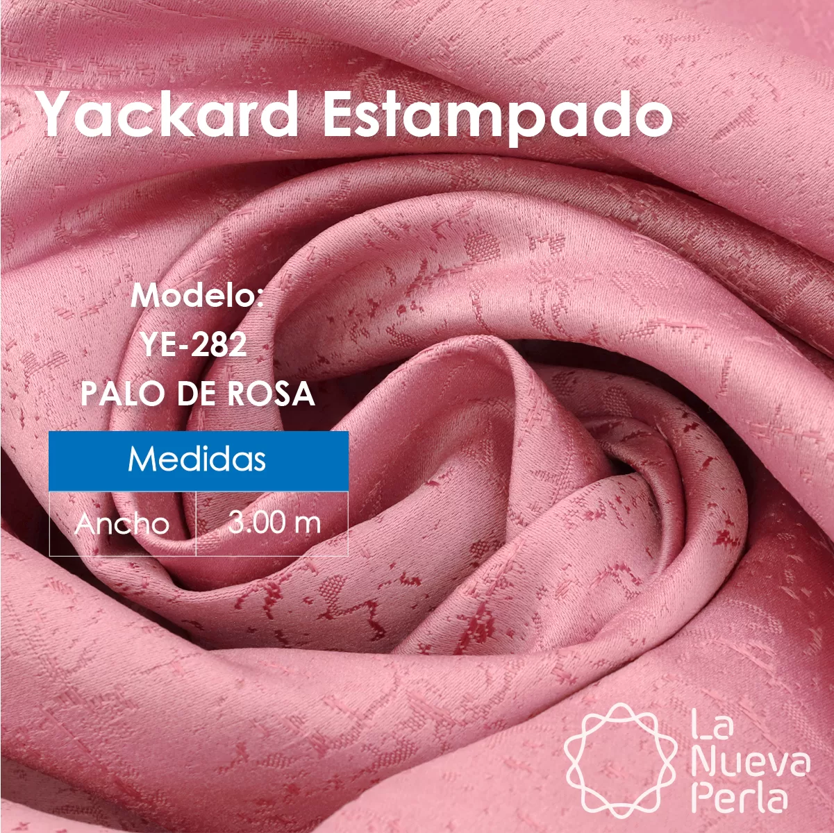 Tela Yackard (Jacquard) 3.00 m Ancho - YE-282 AFRICA PALO DE ROSA: imagen 1