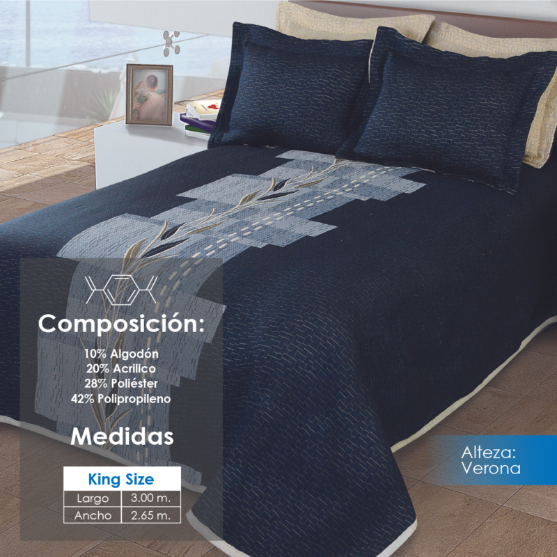 Colcha Alteza Verona King Size