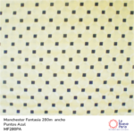 Tela Manchester 150 hilos 280 cm 50% algodón 50% Poliéster Punto Azul