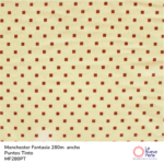 Tela Manchester 150 hilos 280 cm 50% algodón 50% Poliéster Punto Tinto