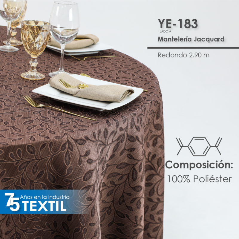 Mantel Yackard Redondo YE-183 CHOCOLATE