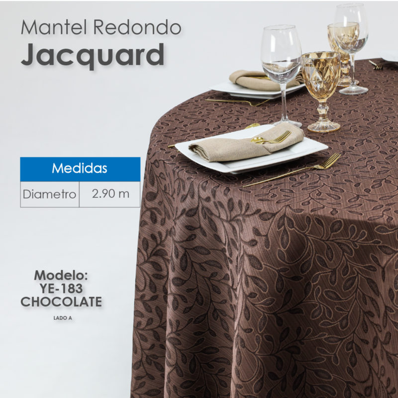 Mantel Yackard Redondo YE-183 CHOCOLATE