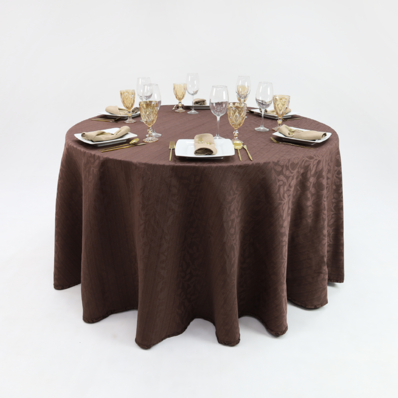 Mantel Yackard Redondo YE-183 CHOCOLATE