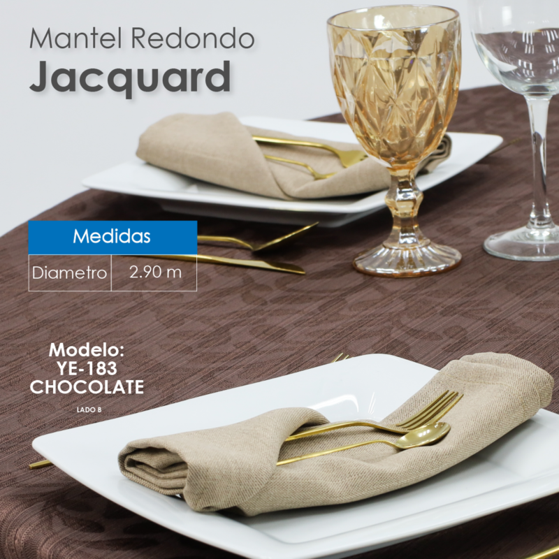 Mantel Yackard Redondo YE-183 CHOCOLATE