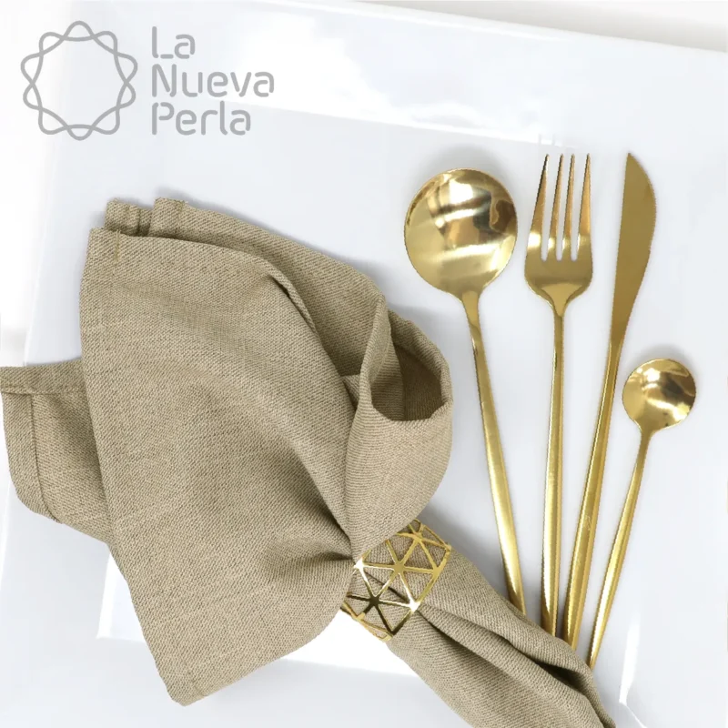 Servilleta Lino Perú 45 x 45 cm Camello