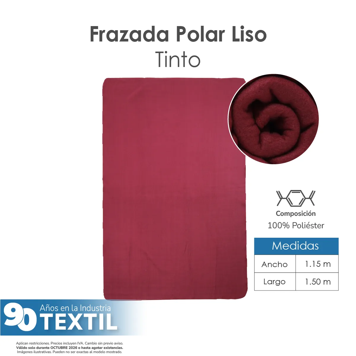 Frazada Polar Colores - 1.15 x 1.50 m: imagen 2