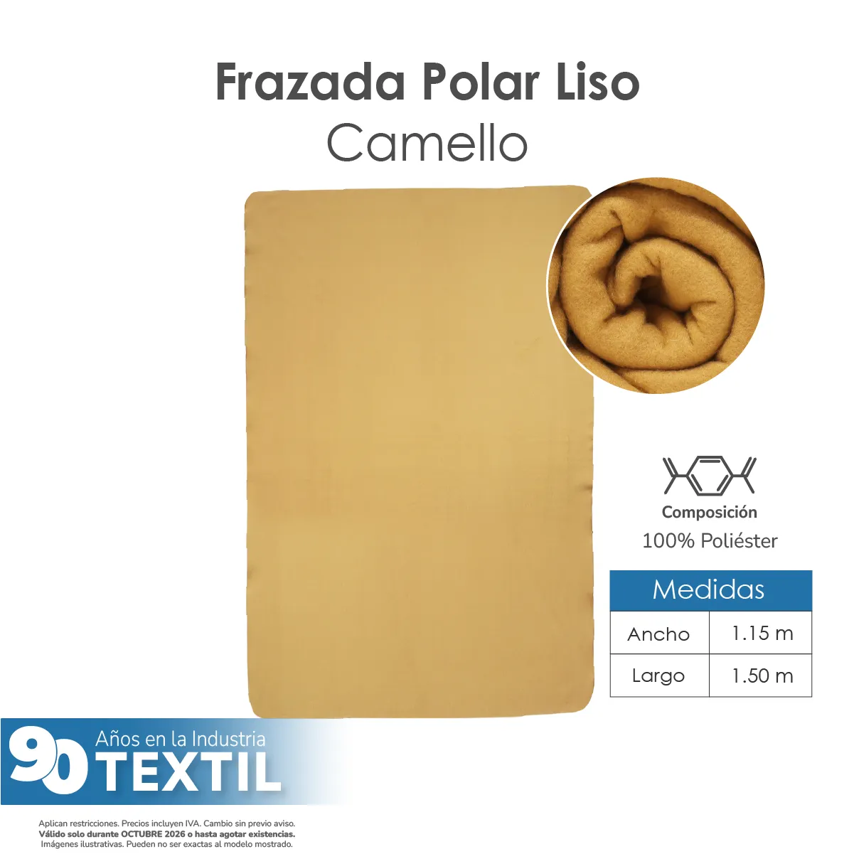 Frazada Polar Colores - 1.15 x 1.50 m: imagen 4