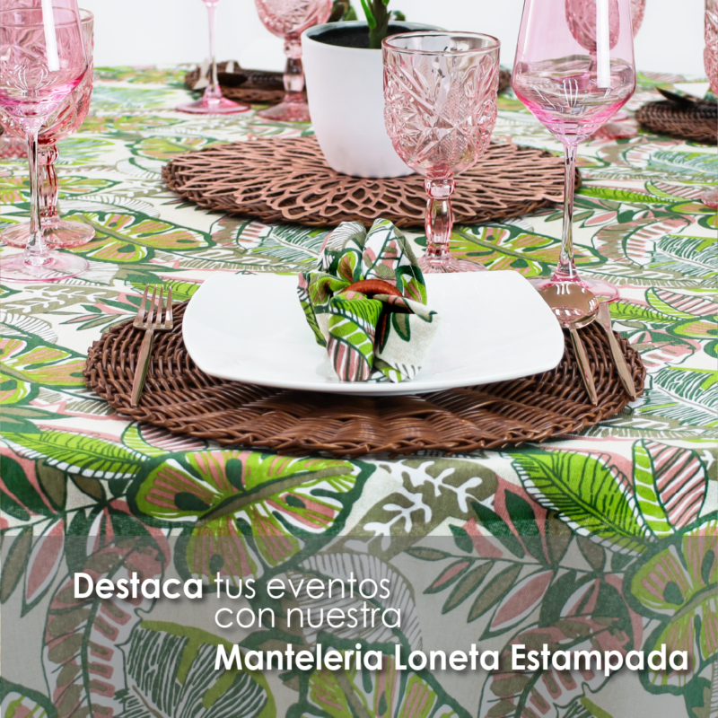 Mantel Loneta Redondo LE-217 2.20 Diámetro