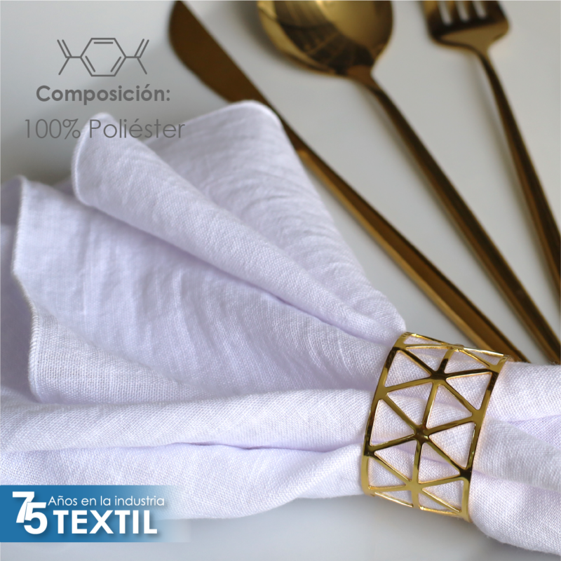 Servilleta Lino Lite 45x45 cm Blanco