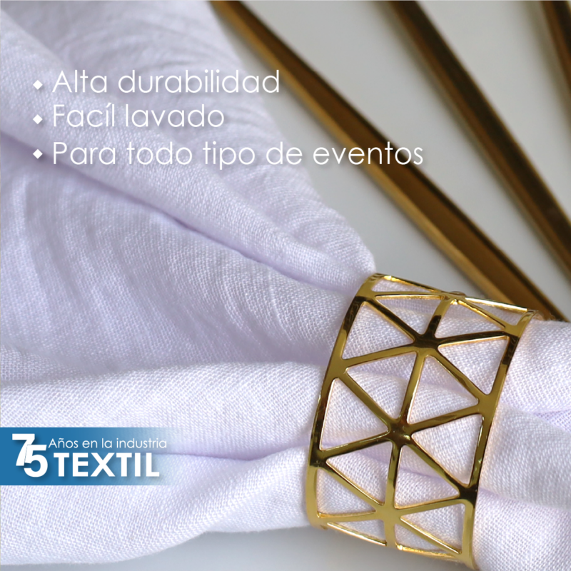 Servilleta Lino Lite 45x45 cm Blanco