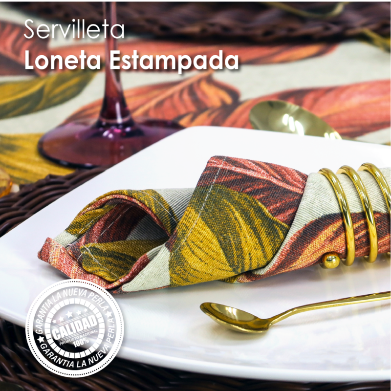 Servilleta Loneta Estampada LE-191