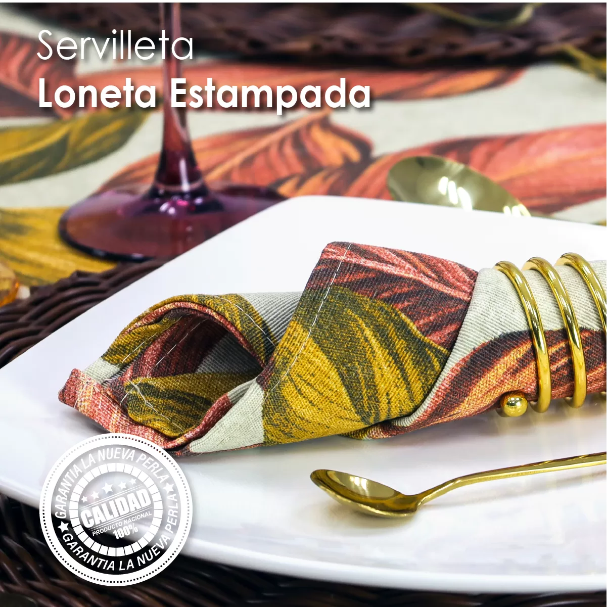 Servilleta Loneta Estampada LE-191: imagen 4