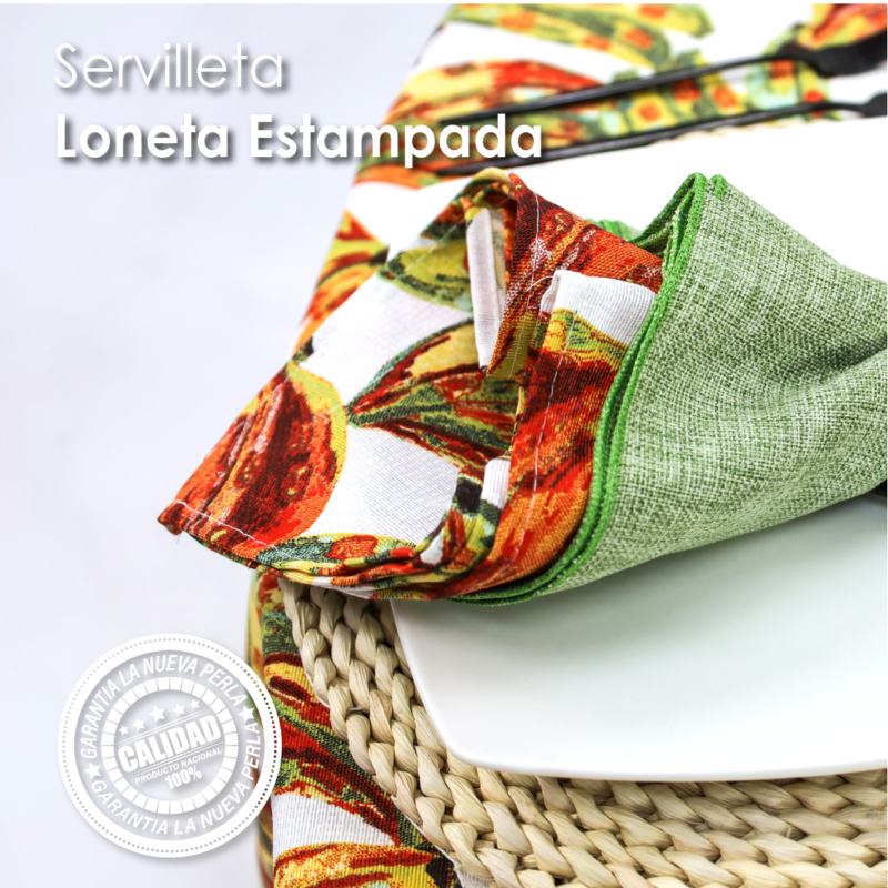 Servilleta Loneta Estampada LE-214