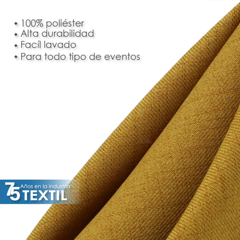 Servilleta Lino Venecia 45x45 cm Oro