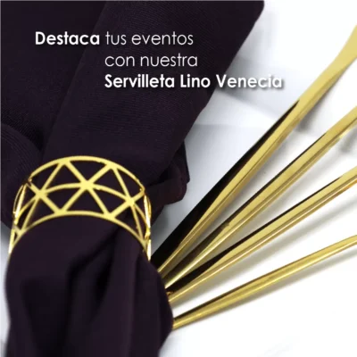 Servilleta Lino Venecia 45x45 cm Uva: imagen 5