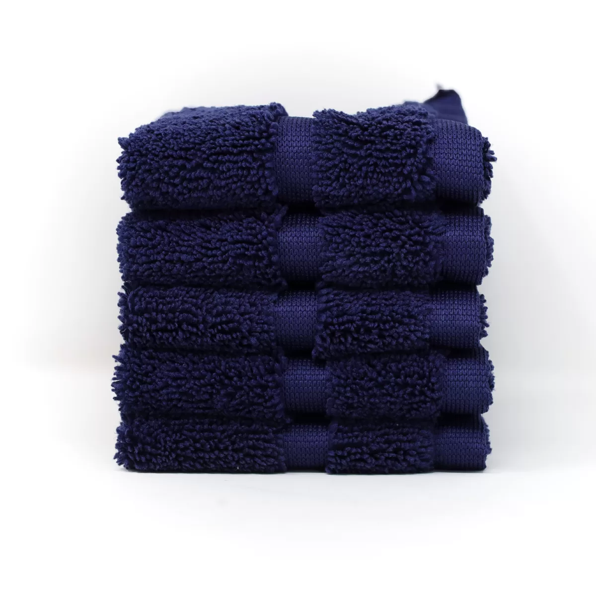 Toalla Facial Microfibra 30X30 Cm Azul Marino: imagen 1