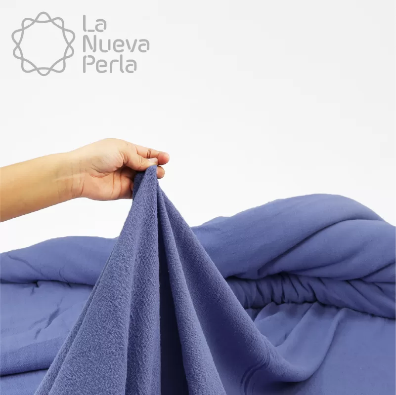 Yute Mérida 1.40 M ancho Azul Plumbago