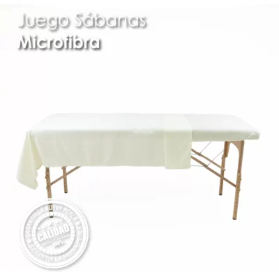 Juego de Sabanas SPA Microfibra Hueso: imagen 3