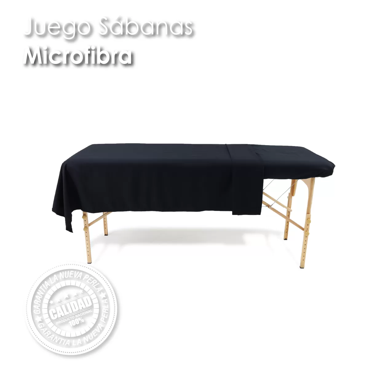 Juego de Sabanas SPA Microfibra Negro: imagen 3