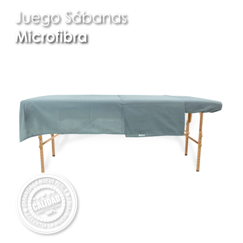 Juego de Sabanas SPA Microfibra Gris Oxford