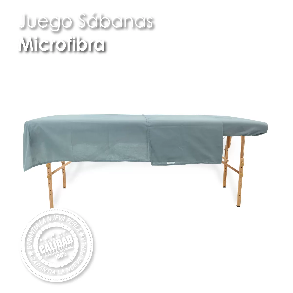 Juego de Sabanas SPA Microfibra Gris Oxford: imagen 3