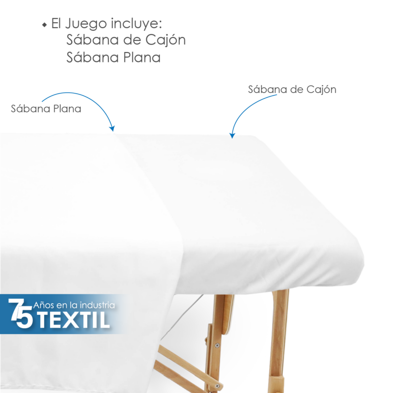 Juego de Sabanas SPA Microfibra Blanco