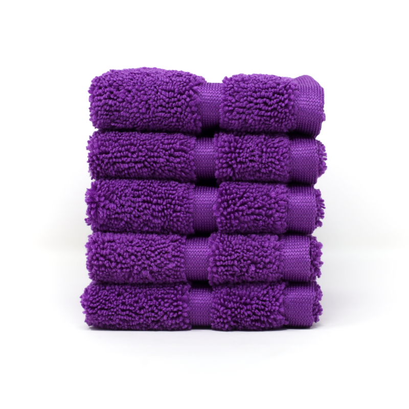 Toalla Facial Microfibra 30X30 Cm Morado