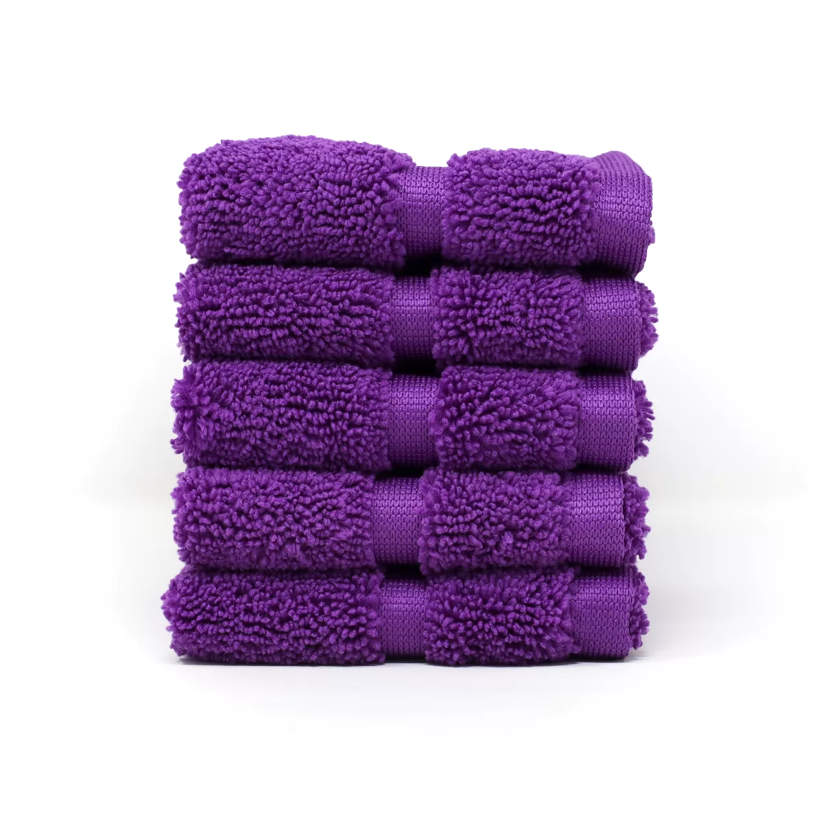 Toalla Facial Microfibra 30X30 Cm Morado: imagen 1