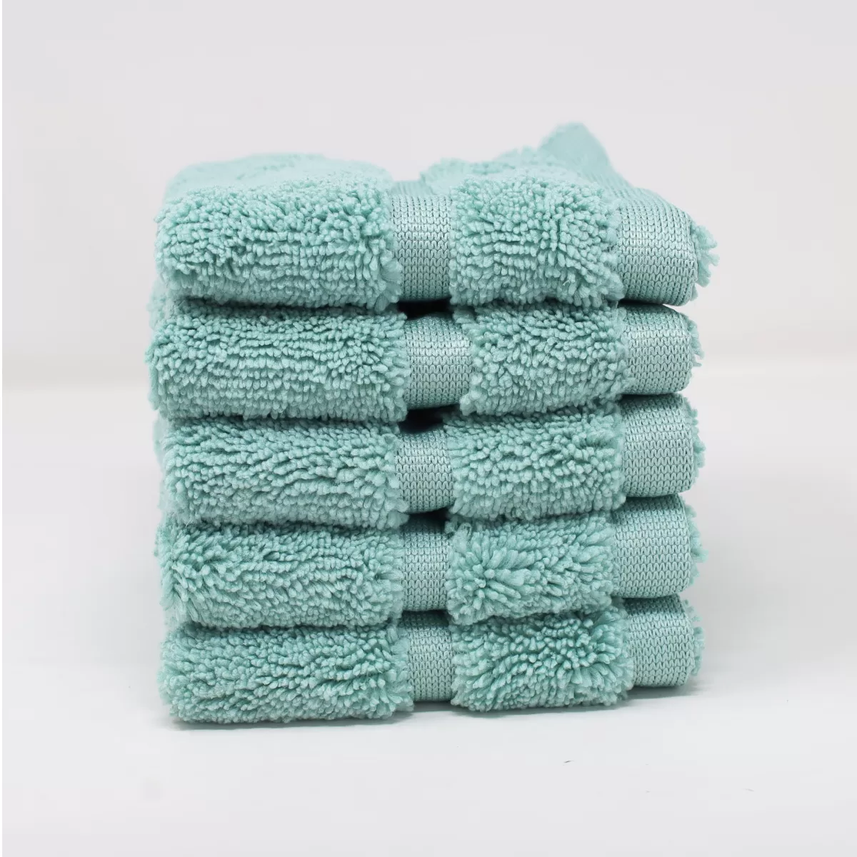 Toalla Facial Microfibra 30X30 Cm Sage: imagen 1