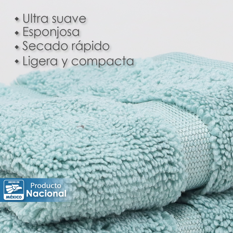 Toalla Facial Microfibra 30X30 Cm Sage
