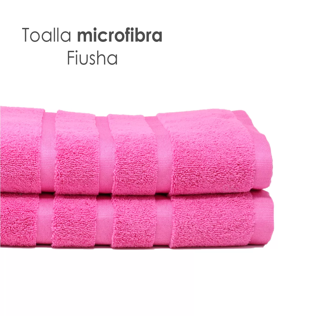Toalla Microfibra Baño Completo 90X152 Color Fiusha: imagen 4