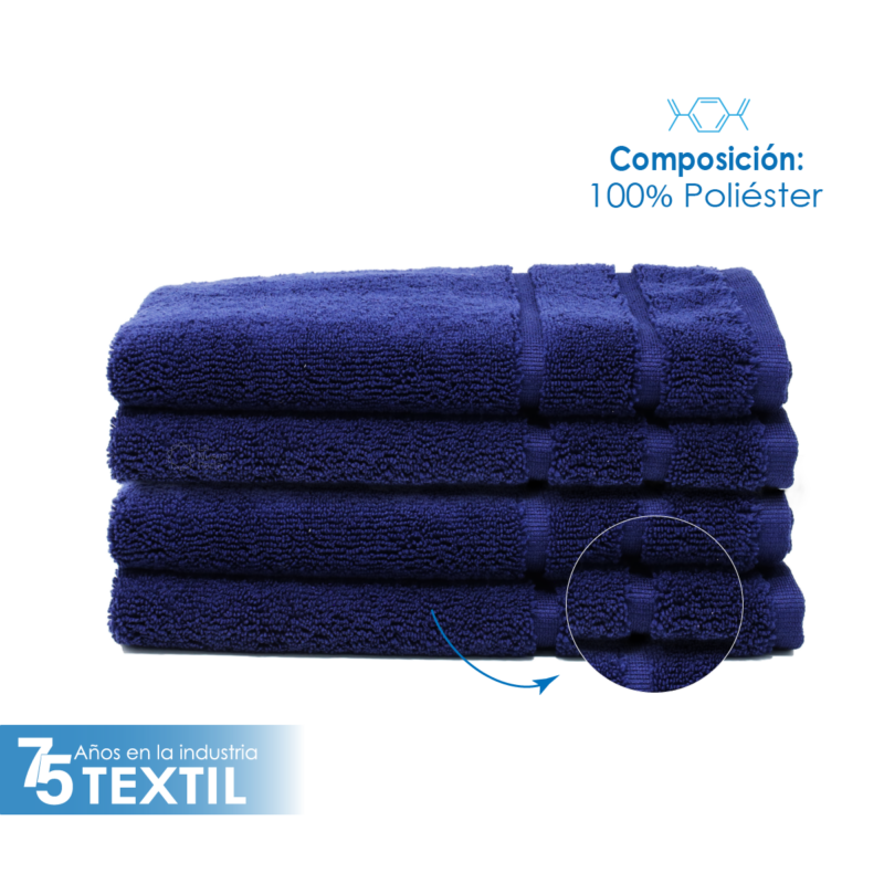 Toalla Microfibra Pullman 40X60 Color Azul Marino