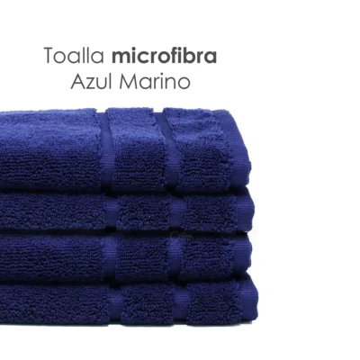 Toalla Microfibra Pullman 40X60 Color Azul Marino: imagen 4