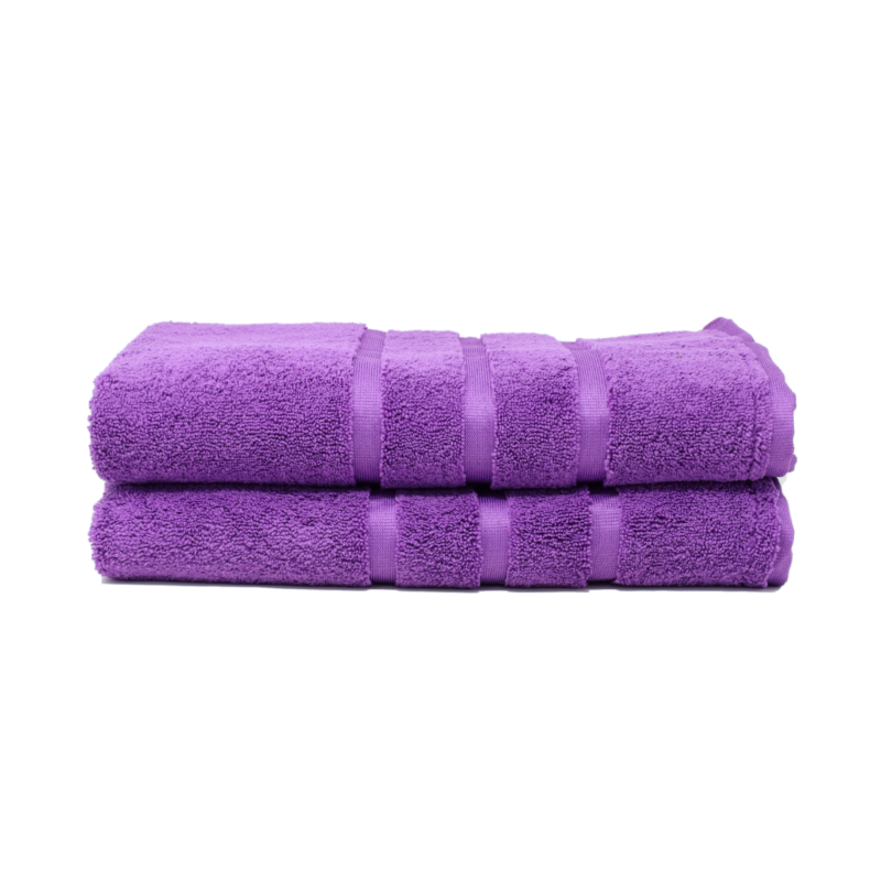 Toalla Microfibra Baño Completo 90X152 Color Morado