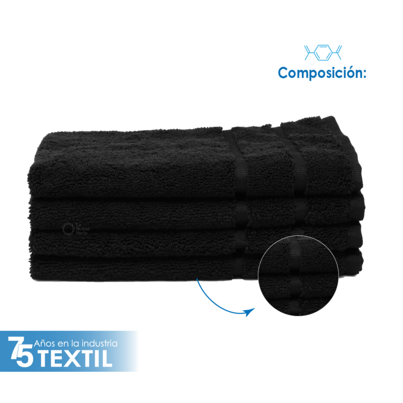 Toalla Microfibra Pullman 40X60 Color Negro