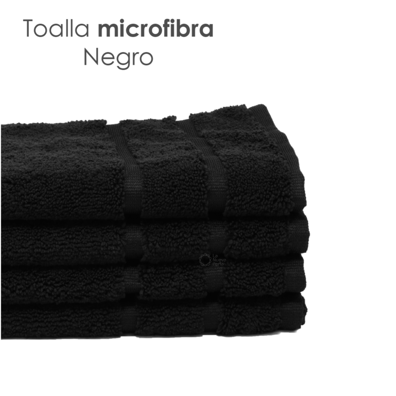 Toalla Microfibra Pullman 40X60 Color Negro